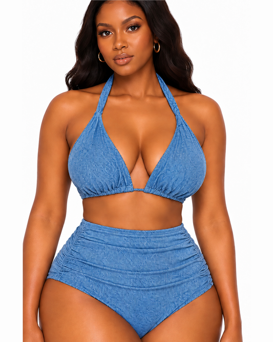 Swimsuit Set (Bra & Pant) - Blue
