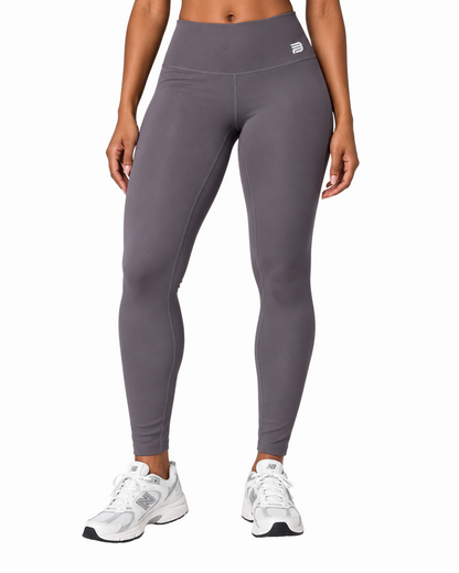 Basic Leggings (High Waist) - Gray