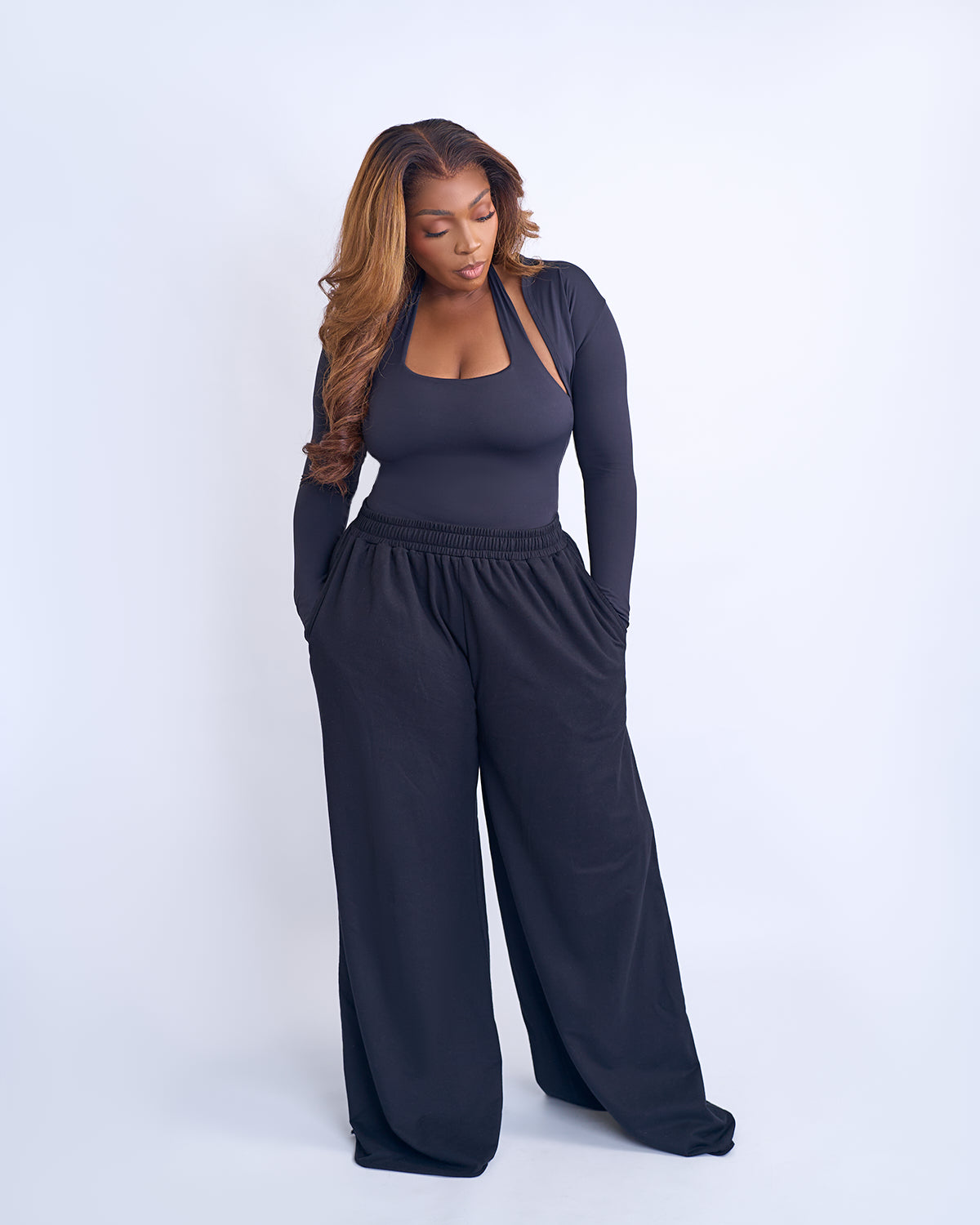 BP Basic Halter Top - Black