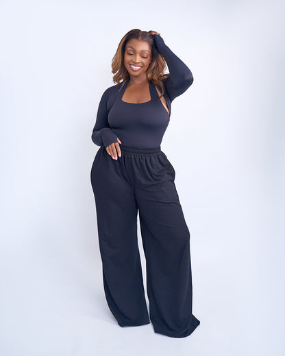 BP Basic Halter Top - Black