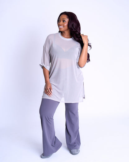 Mesh Roundneck - Gray