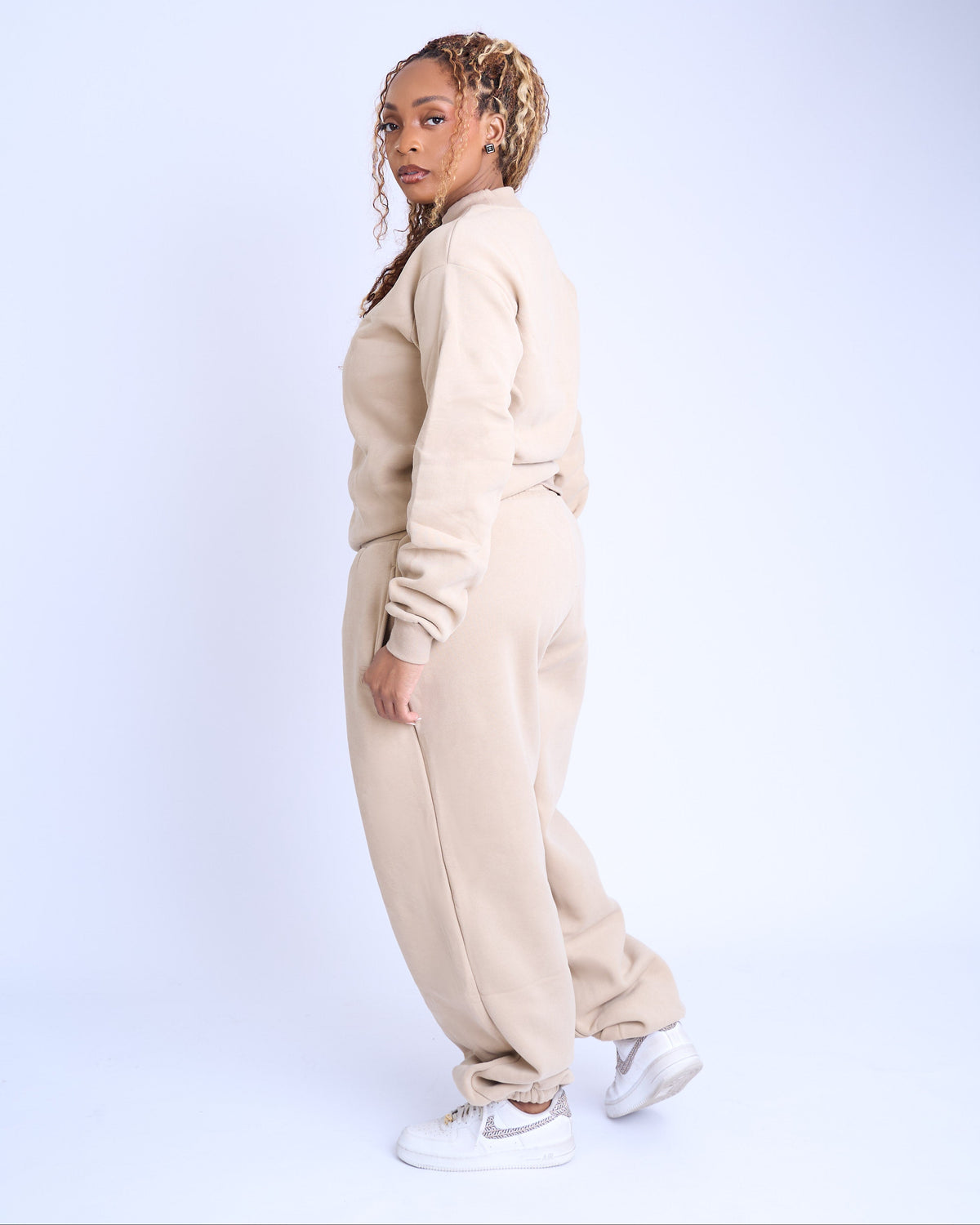 Joggers Set - Nude