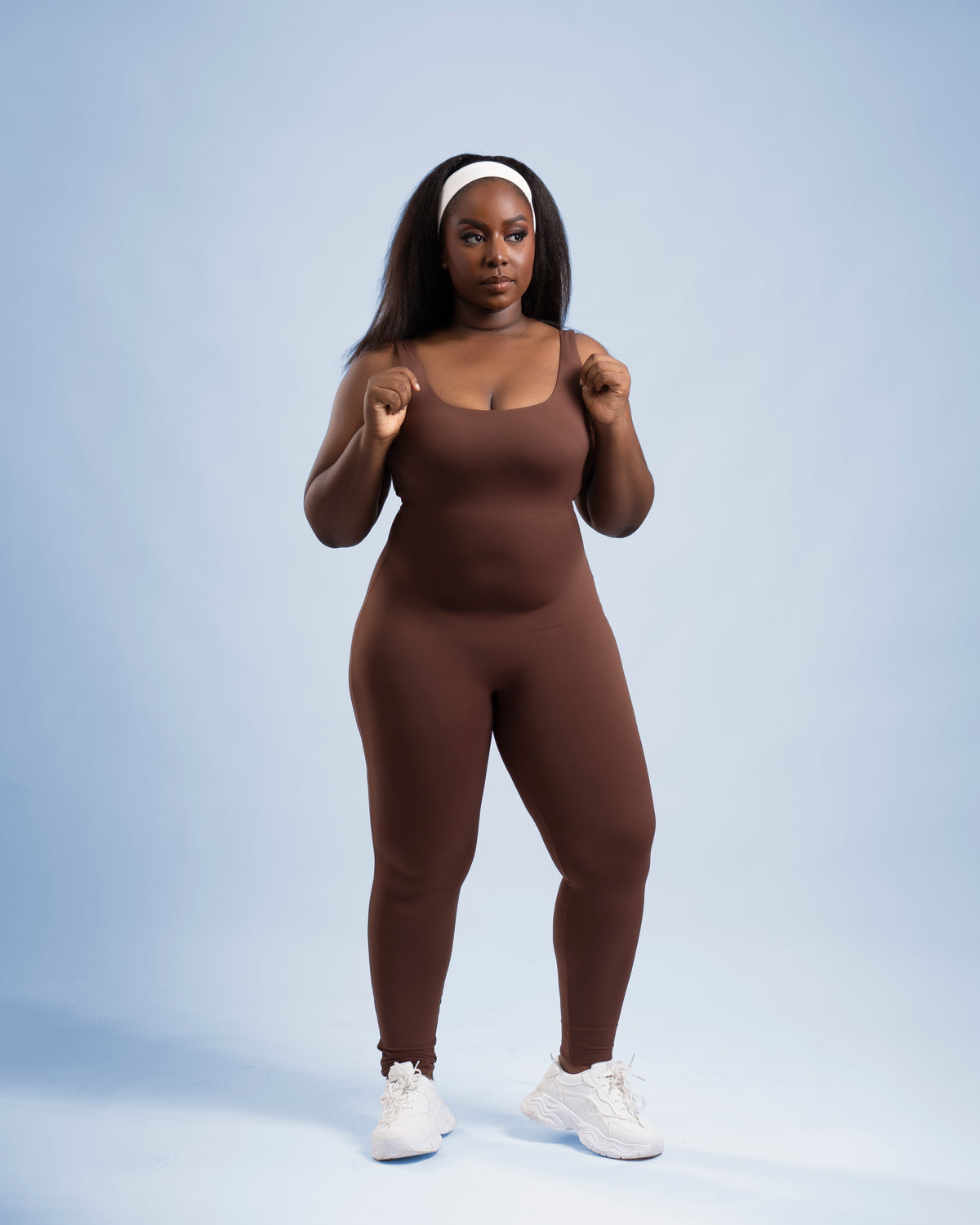 Contour Jumpsuit - Brown