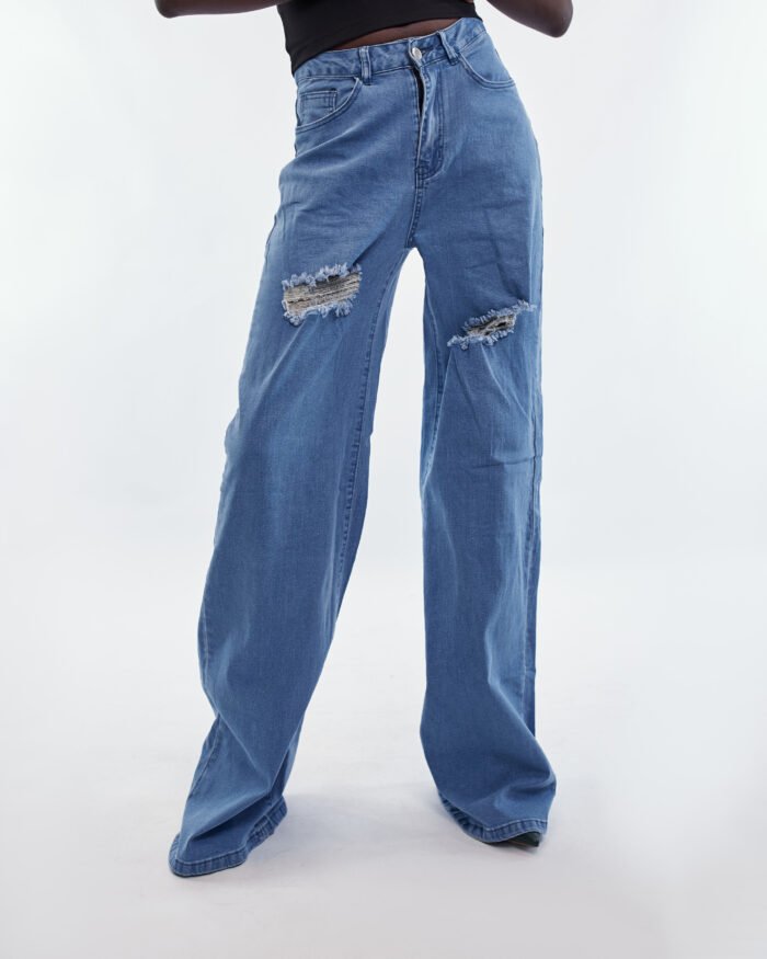 RIPPED BOYFRIEND JEANS (FUNKE JEANS) - Image 3