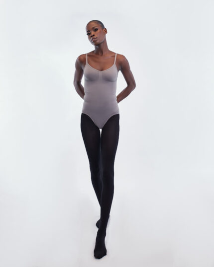 ESSENTIAL BODYSUIT - GREY bodypolitics bodypolitic body politics body politic body-politics body-politic