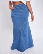 MAXI DENIM SKIRT