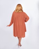 PLEATED SHIRT DRESS - Image 5