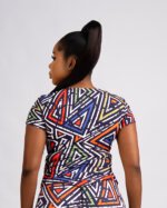 MULTICOLOURED ATHLETIC SHORT SLEEVE TOP - Image 2