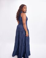 DENIM SLEEVELESS DRESS - Image 2