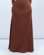 BASIC SKIRT (BROWN)