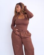 CLASSIC BROWN SHOULDER SHAWL