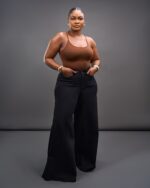 FLARE LEG JEANS - BLACK