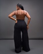 FLARE LEG JEANS - BLACK - Image 3