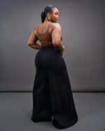 FLARE LEG JEANS - BLACK - Image 4