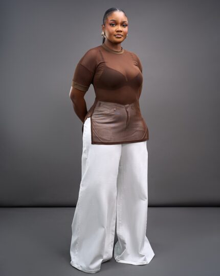 FLARE LEG JEANS - WHITE