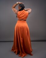 KIEKIE DRESS - BURNT ORANGE - Image 2