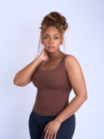 TANK TOP - BROWN