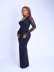 SOFT POWER SET BLACK - SKIRT