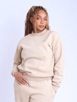 JOGGERS SET TOP - NUDE