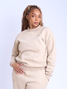 JOGGERS SET TOP - NUDE