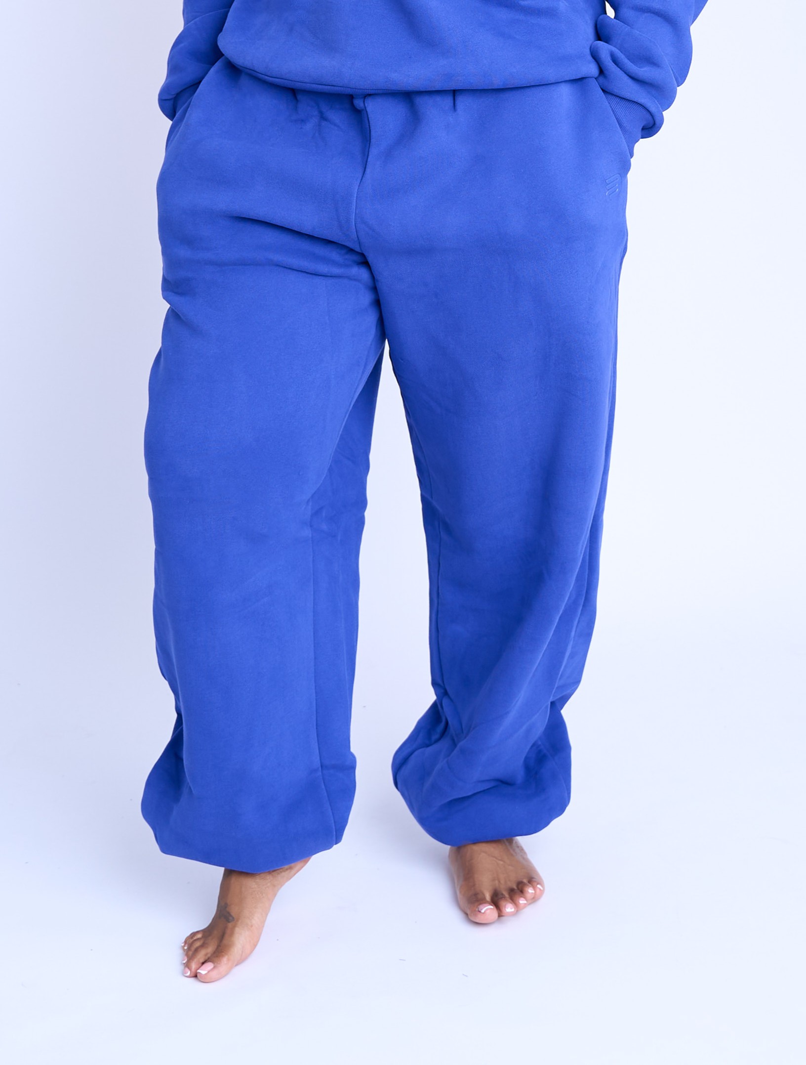JED7541-2 JOGGERS SET BOTTOM - BLUE - Image 1